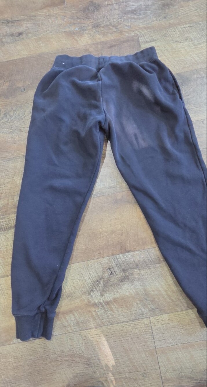Nike Girls Black Jogger Sweatpants with Rib Cuffs